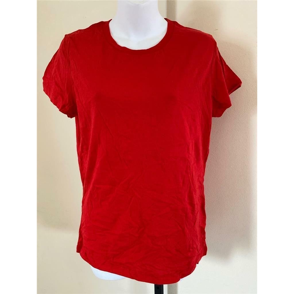 Philadelphia Phillies 34 Roy Halladay Womens Size L Large Red Shirt Image 4