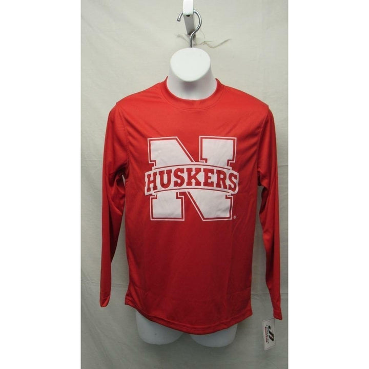 Nebraska Cornhuskers Youth Size S Small Long Sleeve Red Shirt 26 Image 4