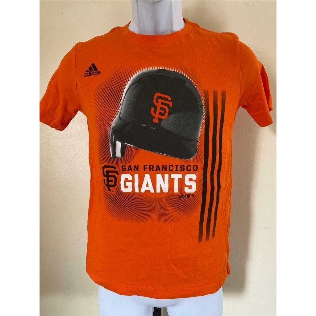 San Francisco Giants Youth Size M Medium Orange Shirt Image 1