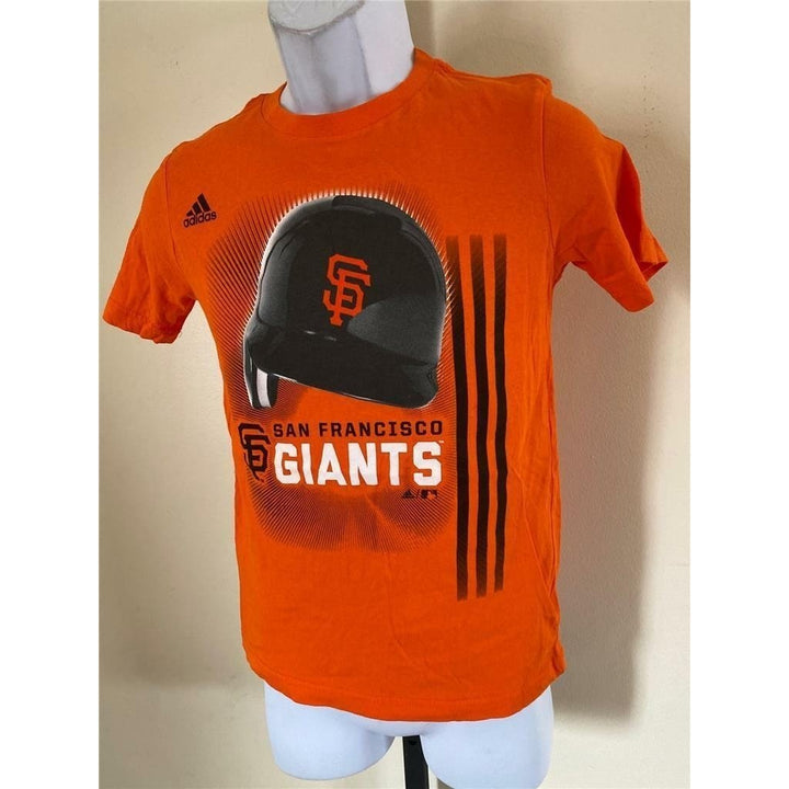 San Francisco Giants Youth Size M Medium Orange Shirt Image 2