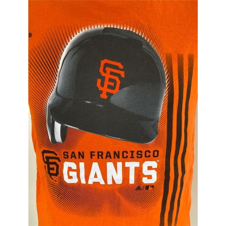 San Francisco Giants Youth Size M Medium Orange Shirt Image 3