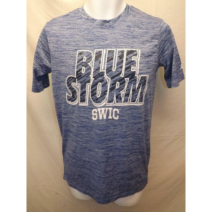 Southwestern Illinois Blue Storm Mens Size S Small Performance Shirt Image 1