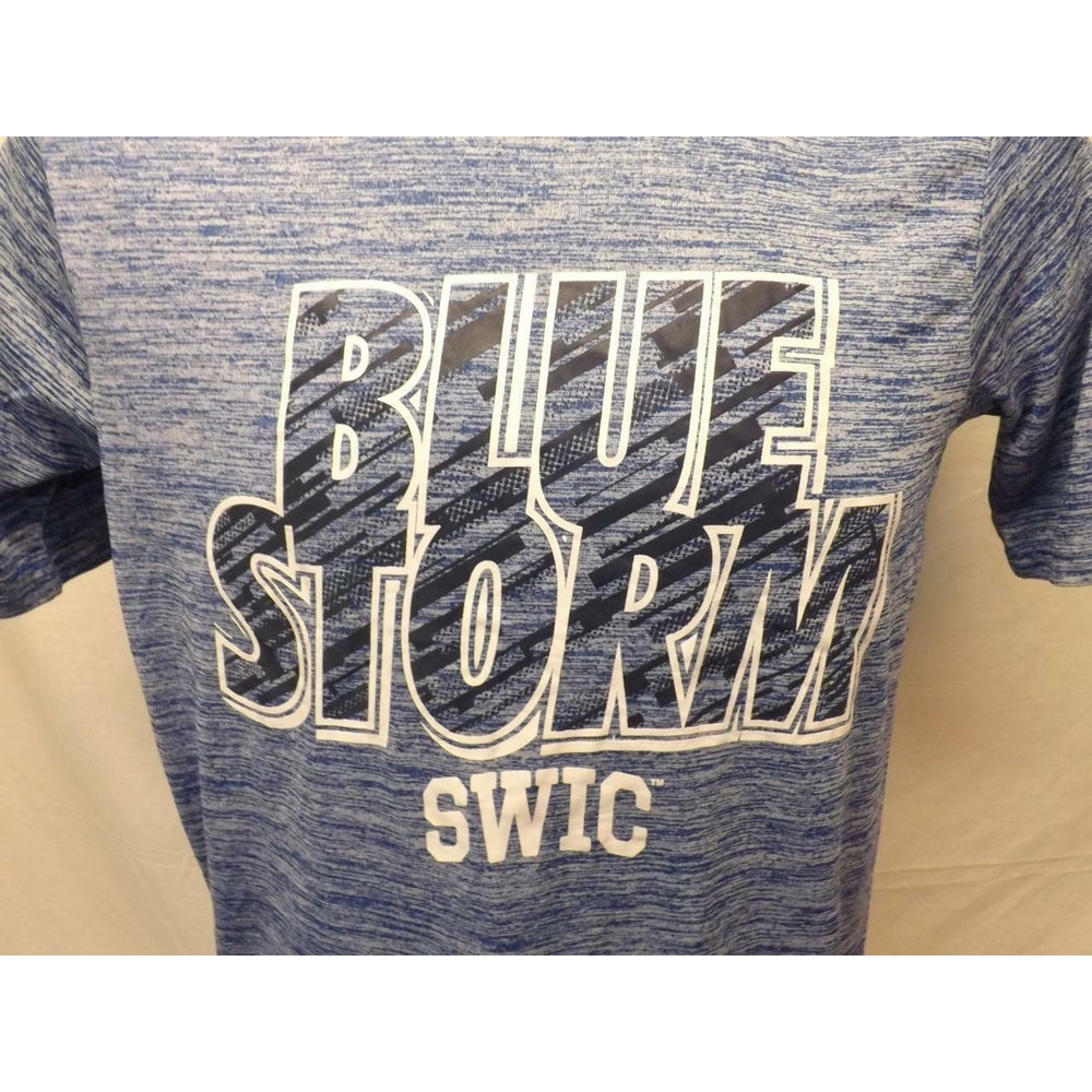 Southwestern Illinois Blue Storm Mens Size S Small Performance Shirt Image 2