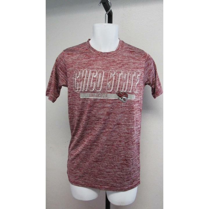 Cal State Chico State Wildcats Mens Size S Small Red Russell Athletic Shirt Image 1