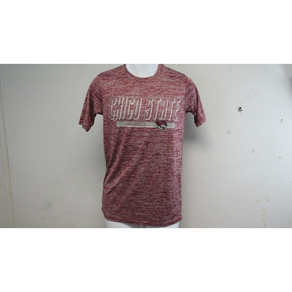 Cal State Chico State Wildcats Mens Size S Small Red Russell Athletic Shirt Image 2