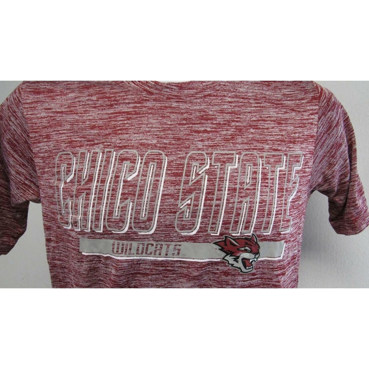 Cal State Chico State Wildcats Mens Size S Small Red Russell Athletic Shirt Image 3