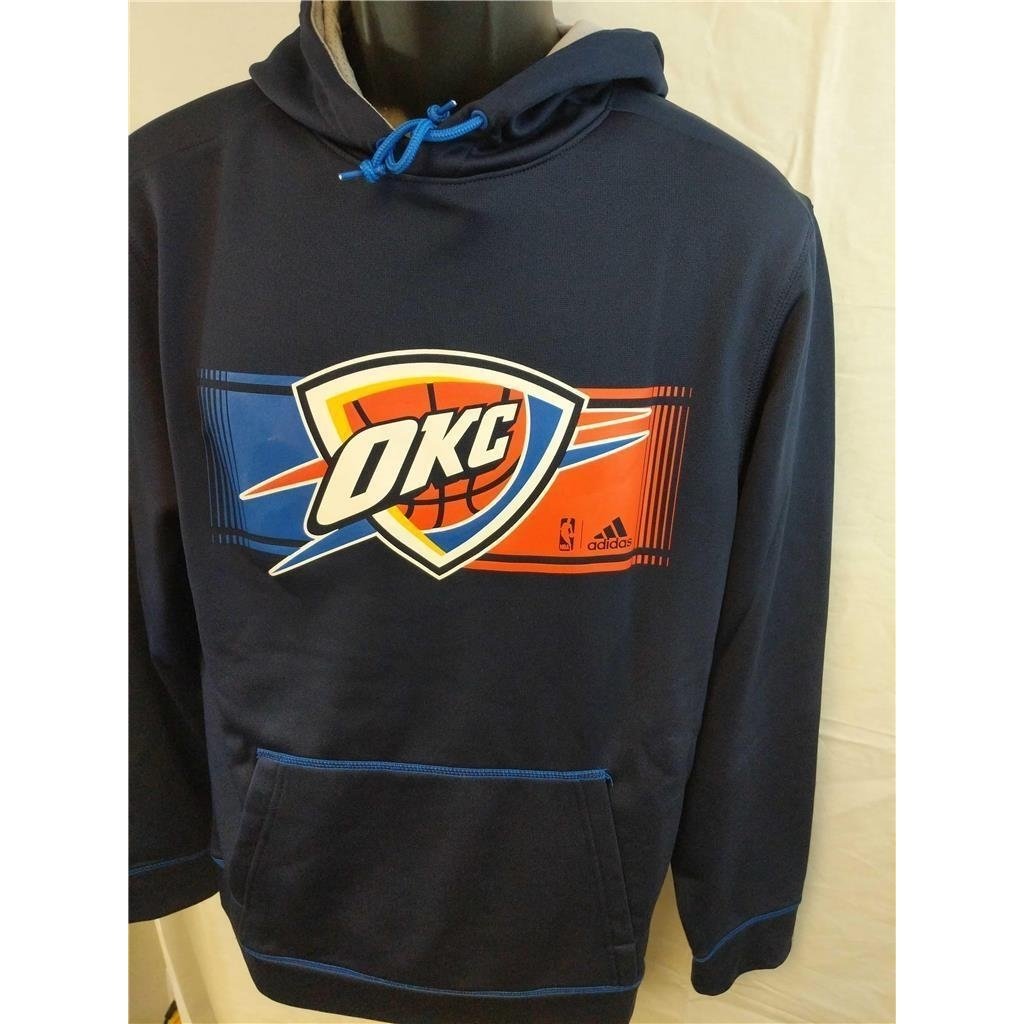 Oklahoma City Thunder Mens Size S Small Blue NBA Hoodie 75 Image 2