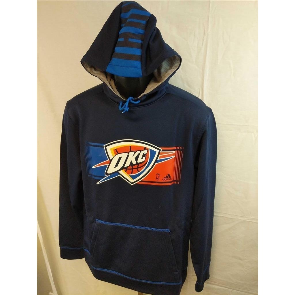 Oklahoma City Thunder Mens Size S Small Blue NBA Hoodie 75 Image 4