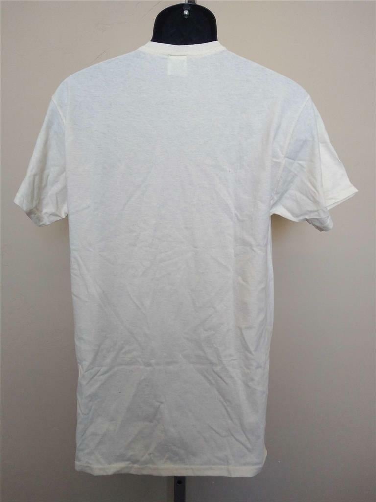 Minor Flaw Back To The Future Part 3 Mens Size M Medium Ivory Shirt Image 4