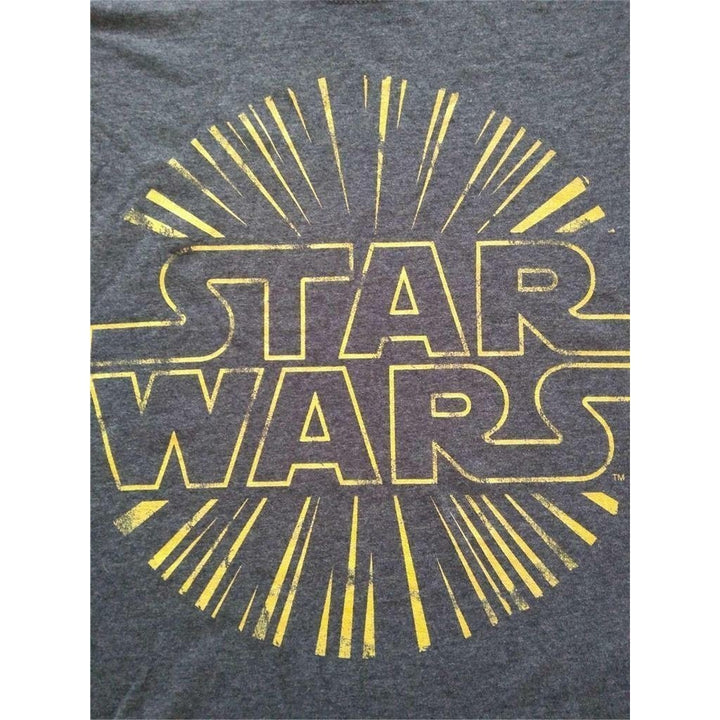 Star Wars Mens Size M Medium Gray Shirt Image 2