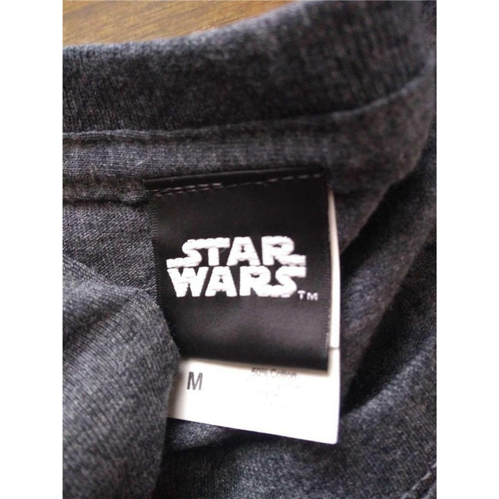 Star Wars Mens Size M Medium Gray Shirt Image 4