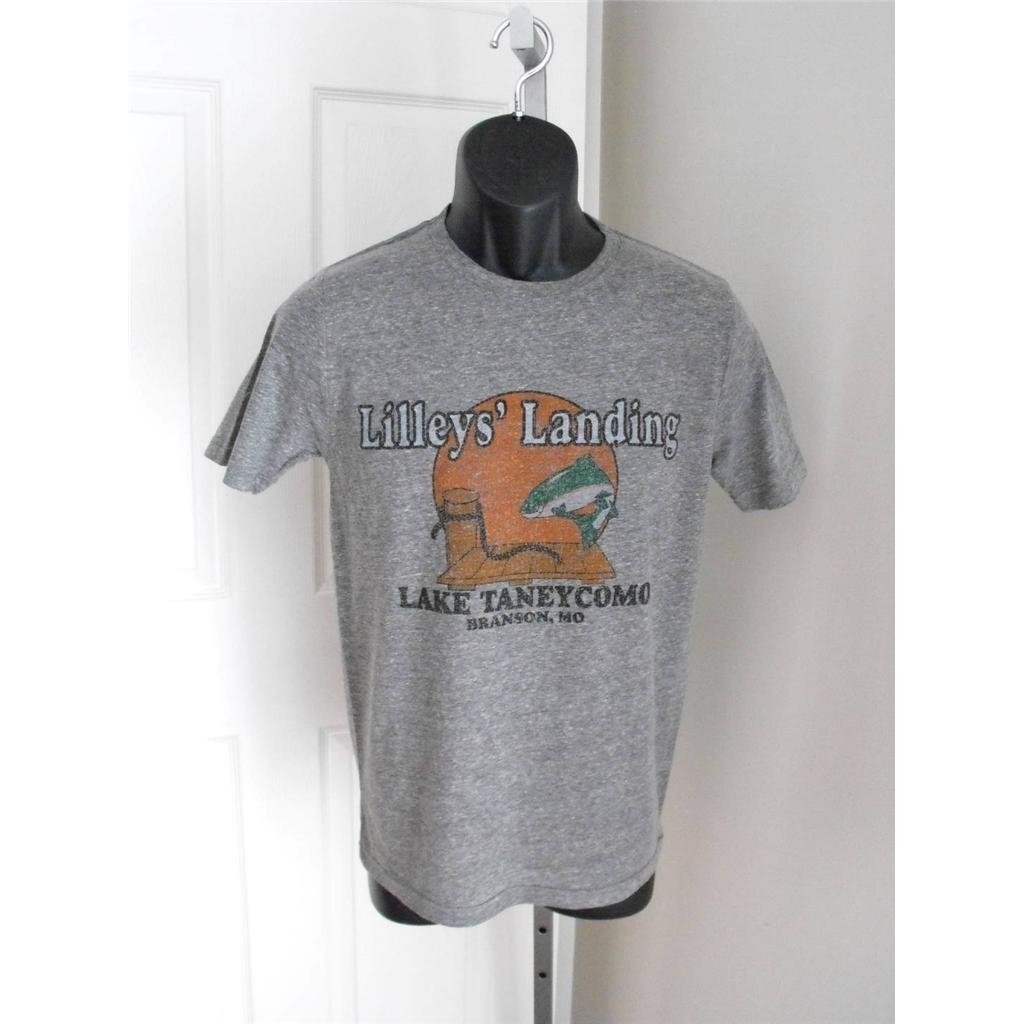 Lilleys Landing Lake Taneycomo Mens Small T-Shirt by J. America 59RU Image 1