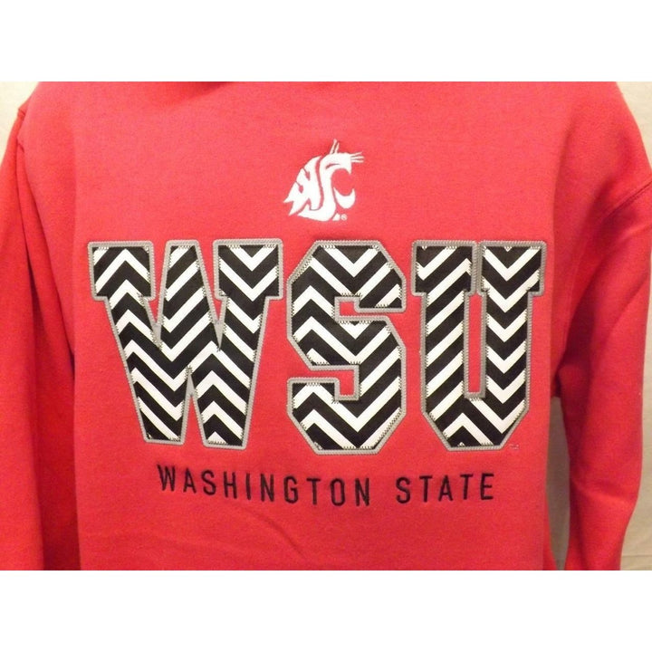 Washington State Cougars Adults Size L Large Pink Hoodie Image 2