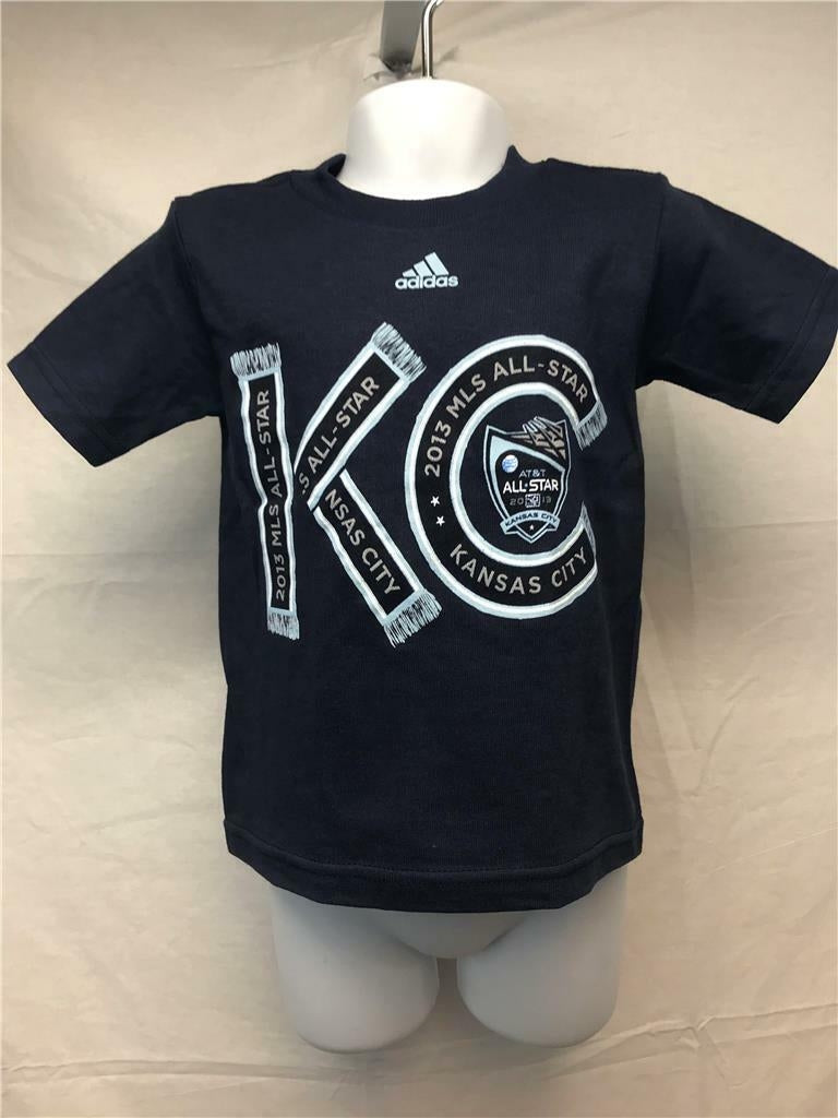 Sporting Kansas City All Stars 2013 Kids Size 2T Navy Blue Adidas Shirt Image 1