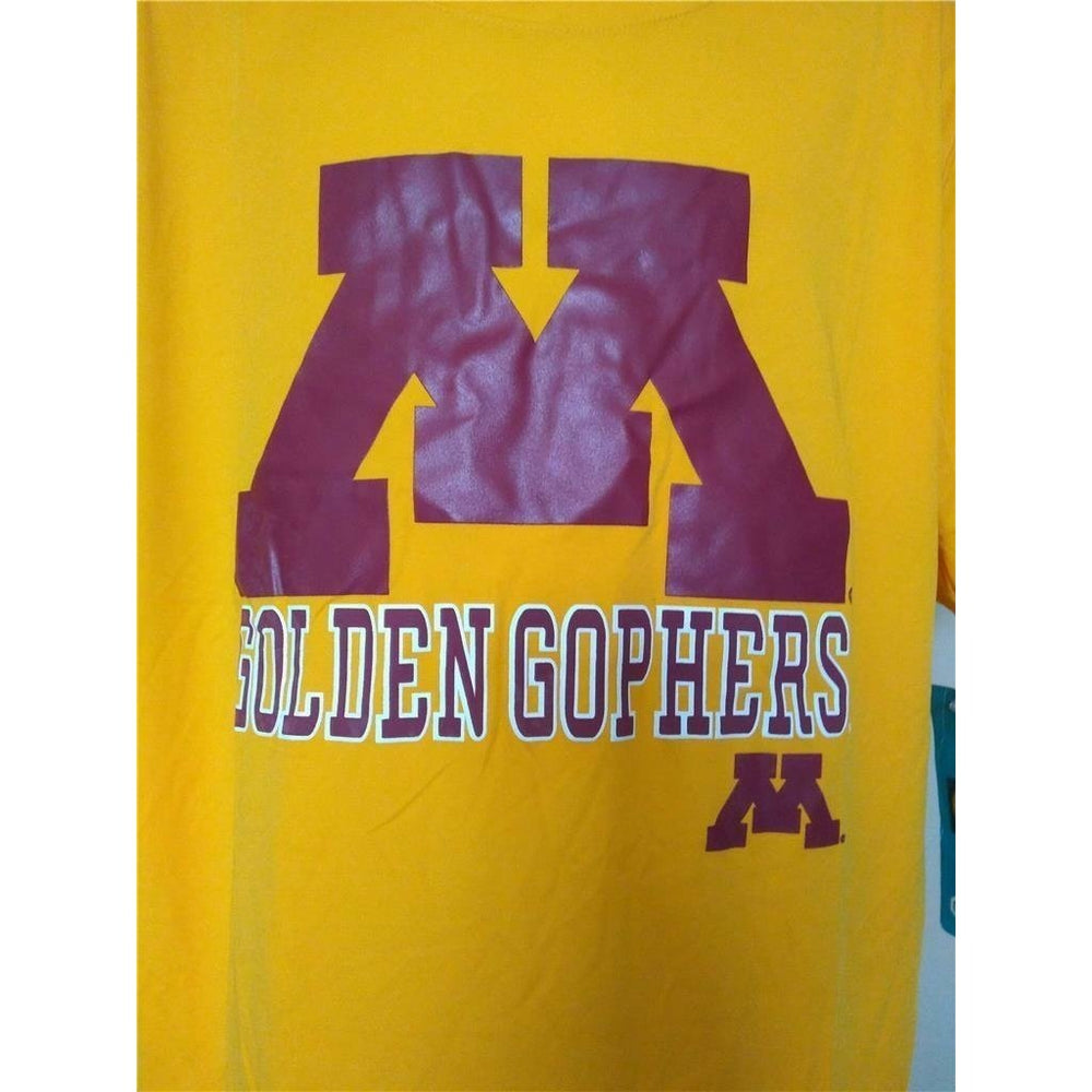 Minnesota Golden Gophers Youth Size XL 18 Yellow Athletic Shirt Image 2