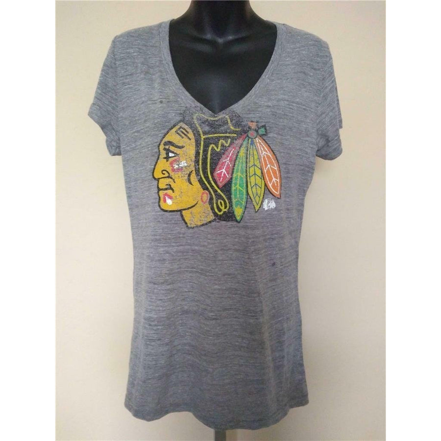 Minor Flaw Chicago Blackhawks Womens Size L Touch By Alyssa Milano Shirt Image 1