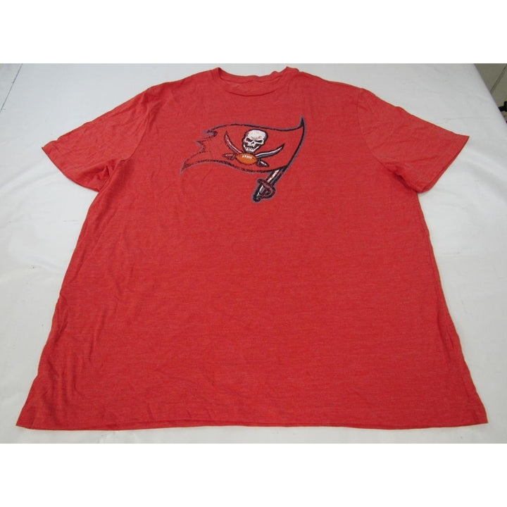 Tampa Bay Buccaneers Mens Size 3XL 3XLarge Heathered Red Shirt Image 1