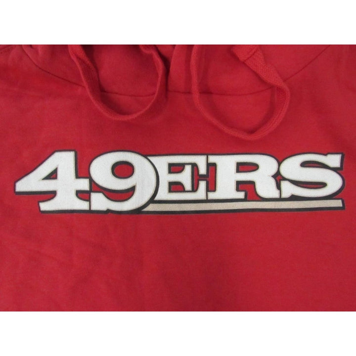 San Francisco 49ers Mens Size M Medium Red Hoodie Image 3