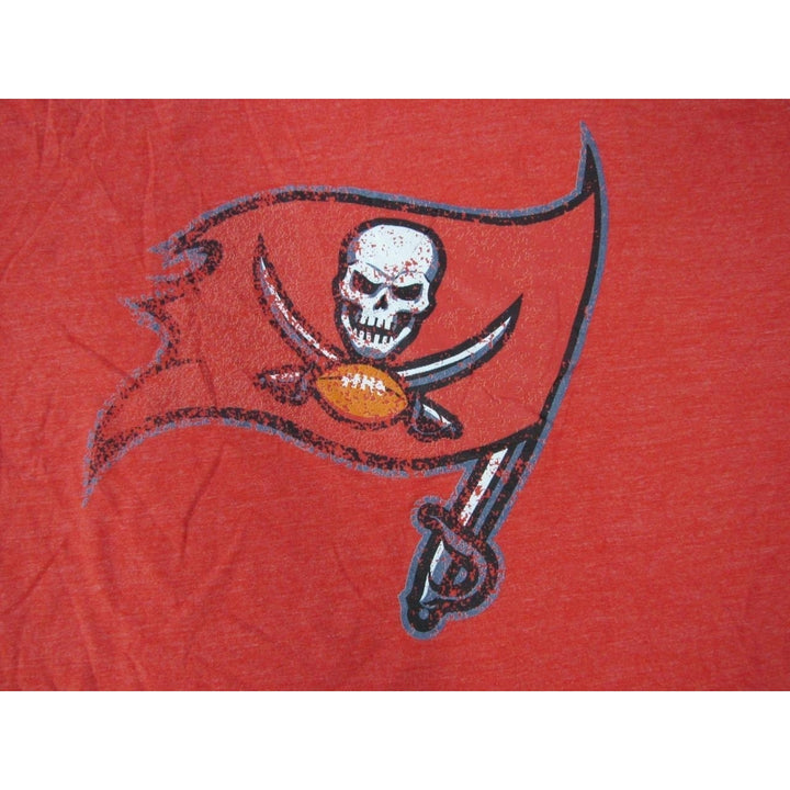 Tampa Bay Buccaneers Mens Size 3XL 3XLarge Heathered Red Shirt Image 3