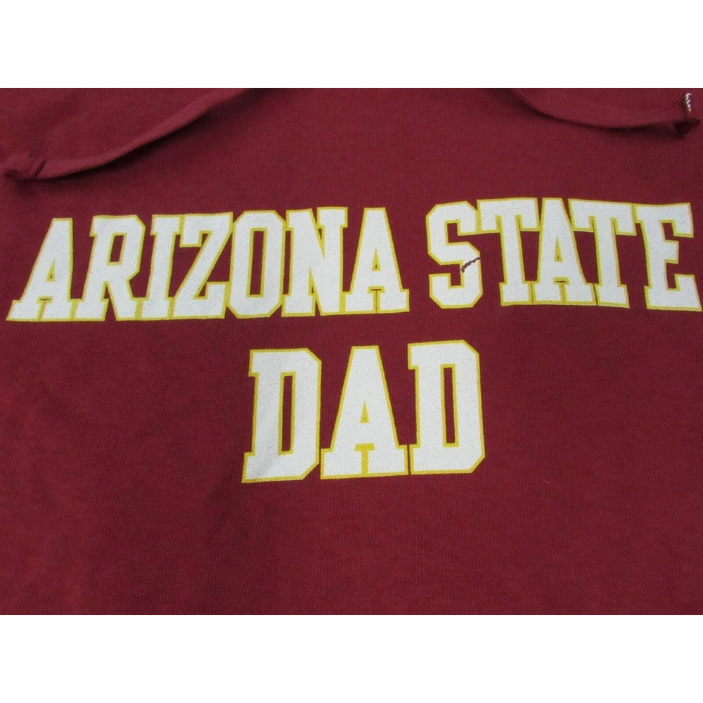 Arizona State Sun Devils Dad Mens Size XL Red Hoodie Image 2