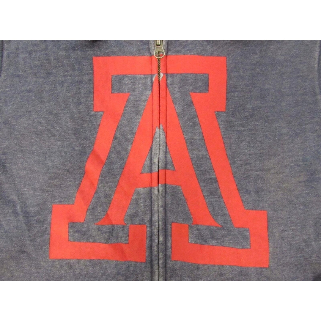 Arizona Wildcats Womens Size M Medium Heather Blue Full-Zip Jacket Hoodie Image 3