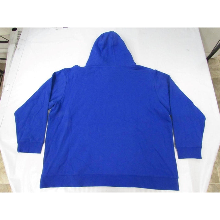 York Rangers Stanley Cup Mens Size 4XL 4XLarge Blue Hoodie Image 4