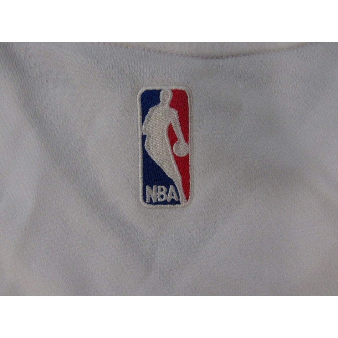 Mens Size L Large Adidas NBA White Blank Jersey Image 3