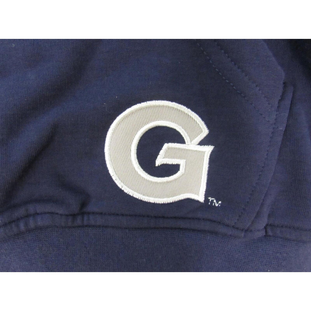 Georgetown University Hoyas Woman Size M Medium Blue Full Zip Jacket Image 3