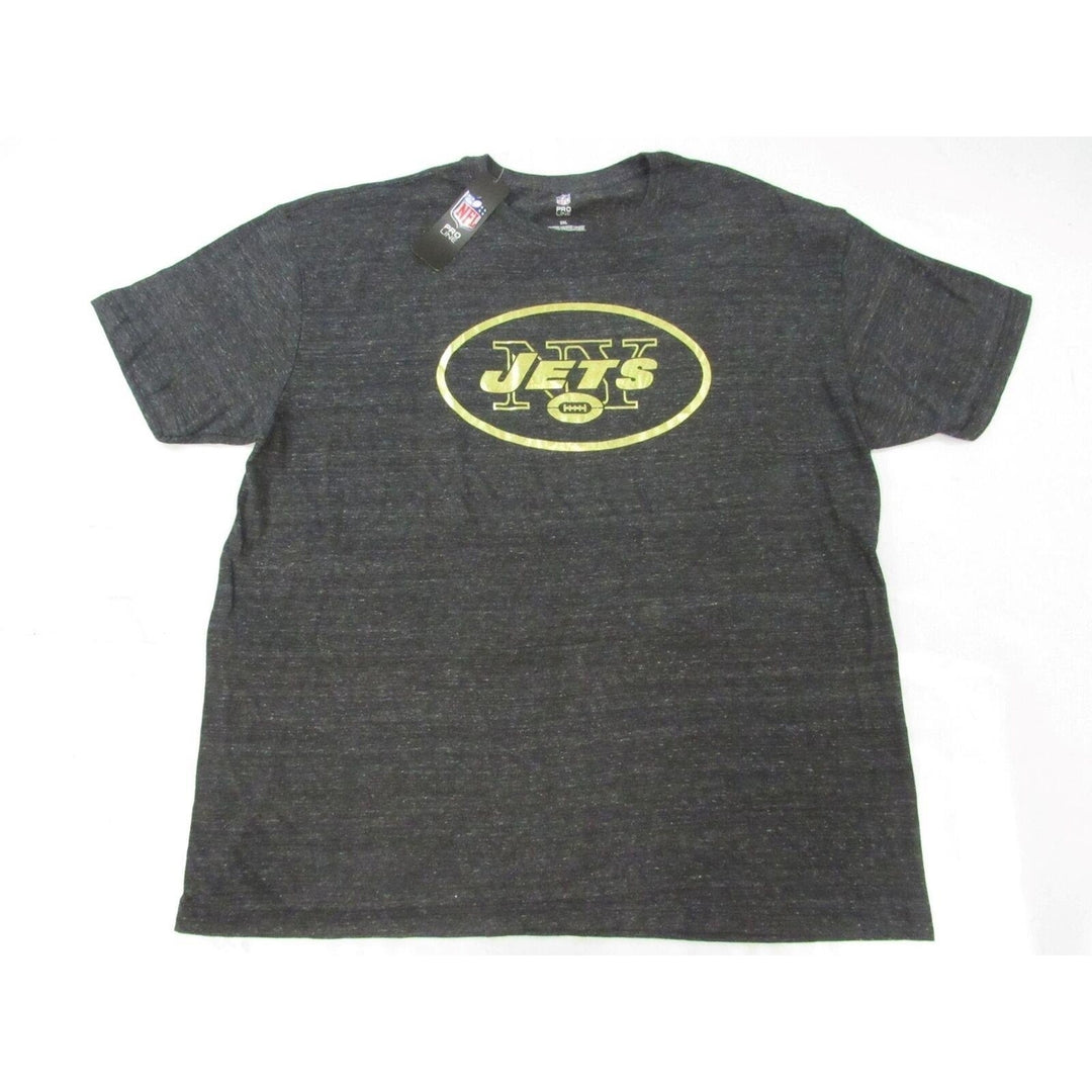 York Jets Golden Mens Size 3XL 3XLarge Heather Gray Shirt Image 1