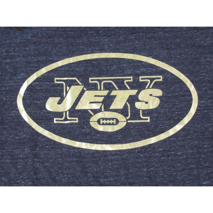 York Jets Golden Mens Size 3XL 3XLarge Heather Gray Shirt Image 3