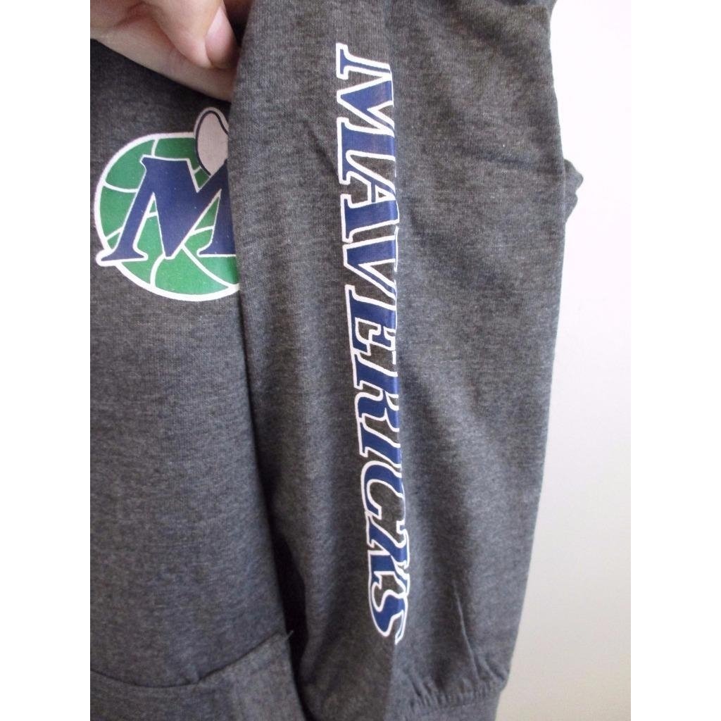 Dallas Mavericks Womens Size L Majestic Light Weight Hoodie Shirt Image 4