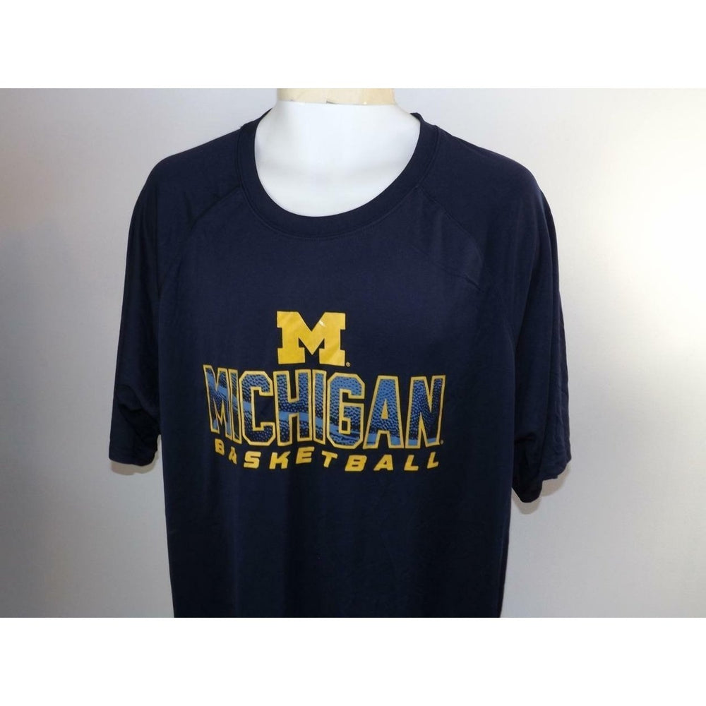 Michigan Wolverines Basketball Mens 2XL 2XLarge Champion Performance Shirt Image 2