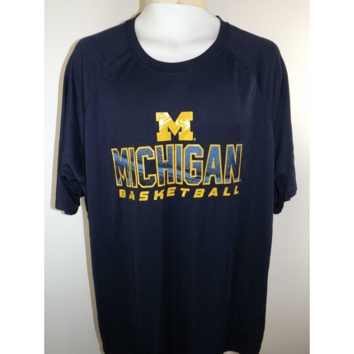 Michigan Wolverines Basketball Mens 2XL 2XLarge Champion Performance Shirt Image 3