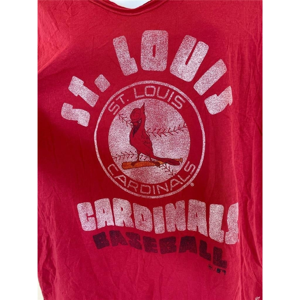 St. Louis Cardinals Womens Size S Small Red Brand 47 Shirt Image 2