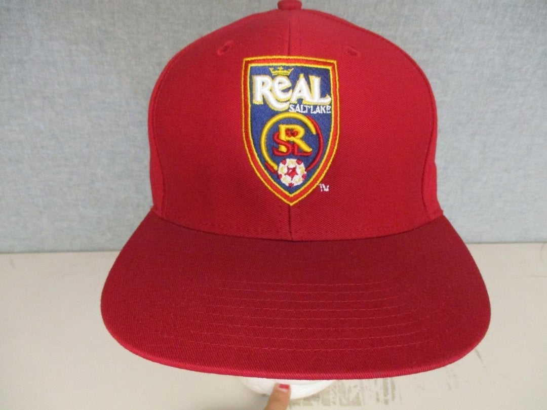 RSL Real Salt Lake Mens Adult Size OSFA Flatbrim Snapback Cap Hat 28 Image 2