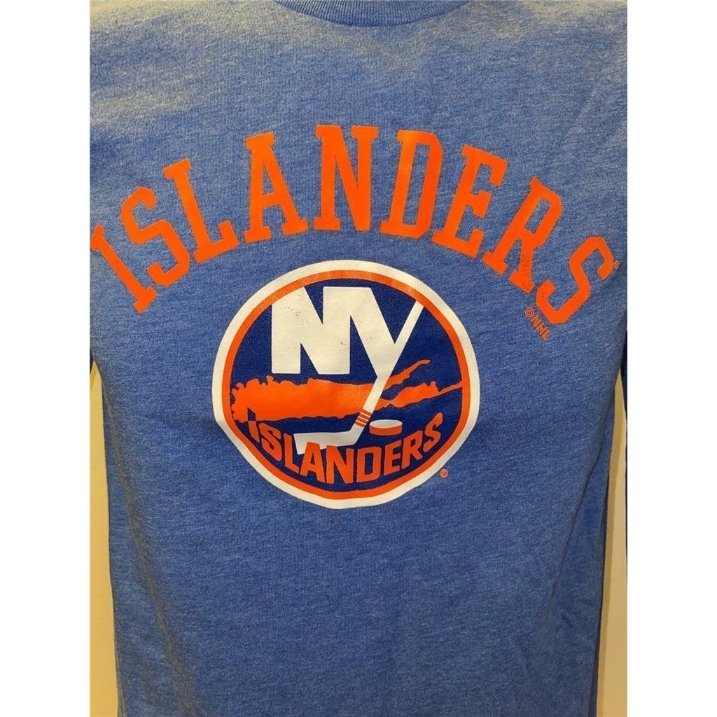 York Islanders Youth Size L Large Blue Long Sleeve Shirt Image 3