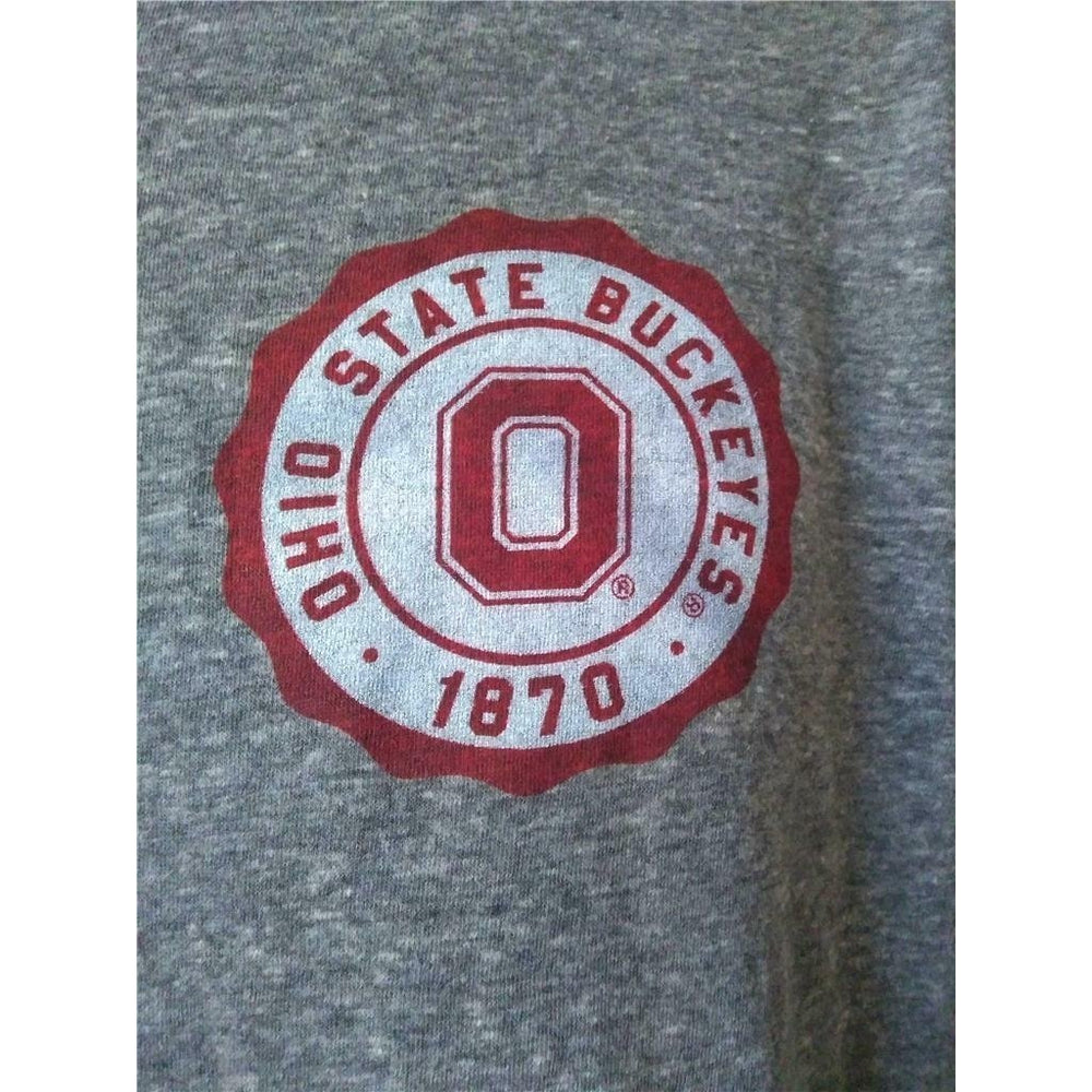 Minor Flaw Ohio State Buckeyes Mens Size M Medium Gray J. America Shirt Image 2