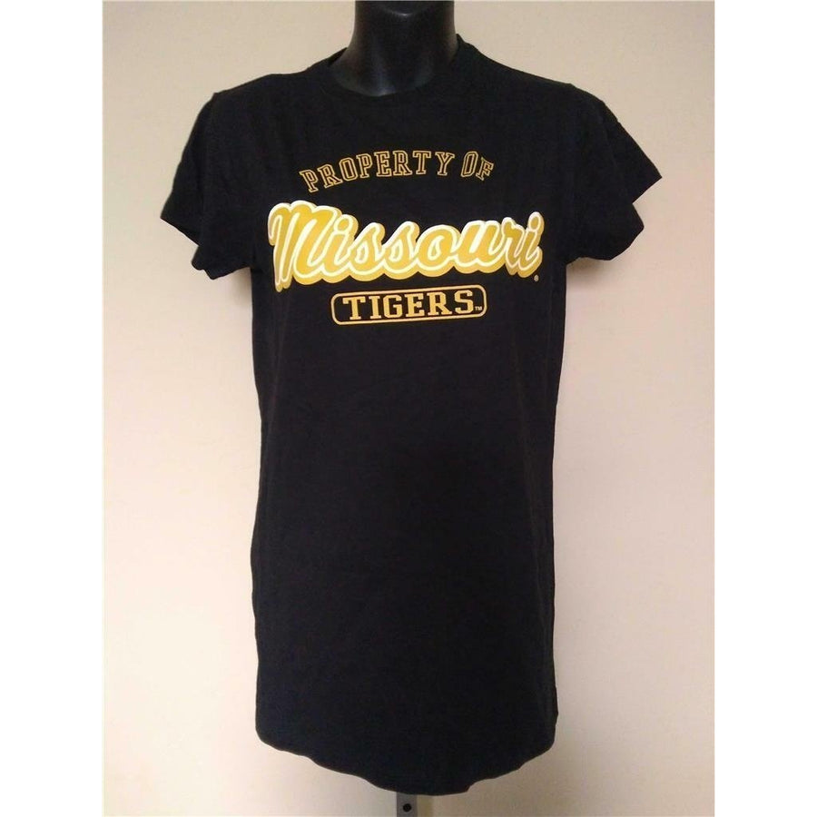 Missouri Mizzou Tigers Womens Size M Medium Black J. America Shirt Image 1