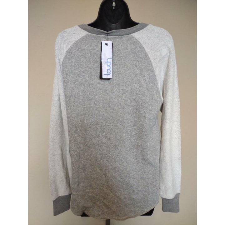 Super Bowl LII Womens Size S Small Gray Touch by Alyssa Milano Sweatshirt Image 3