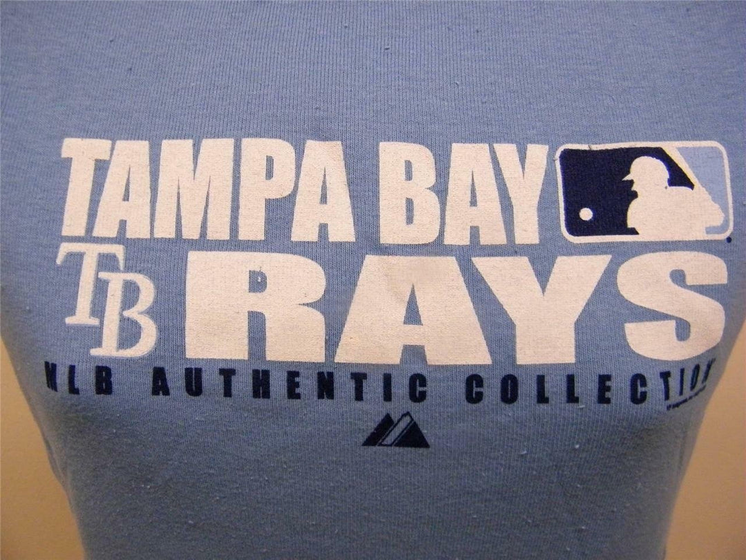 Tampa Bay Rays Youth Girls M Medium Light Blue Shirt Image 3