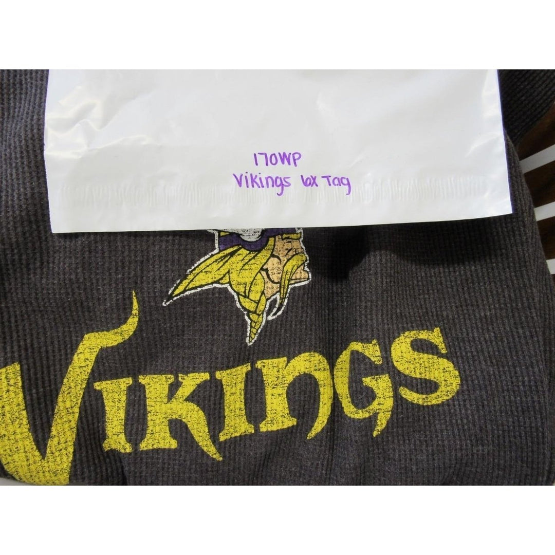 Minnesota Vikings Mens Size 6XL Majestic Thermal Long Sleeve Shirt Image 6