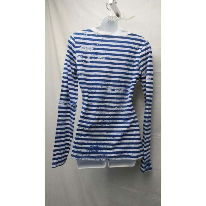 Florida Gators Womens Size M Medium Striped Blue Meesh and Mia Shirt MSRP 48 Image 4