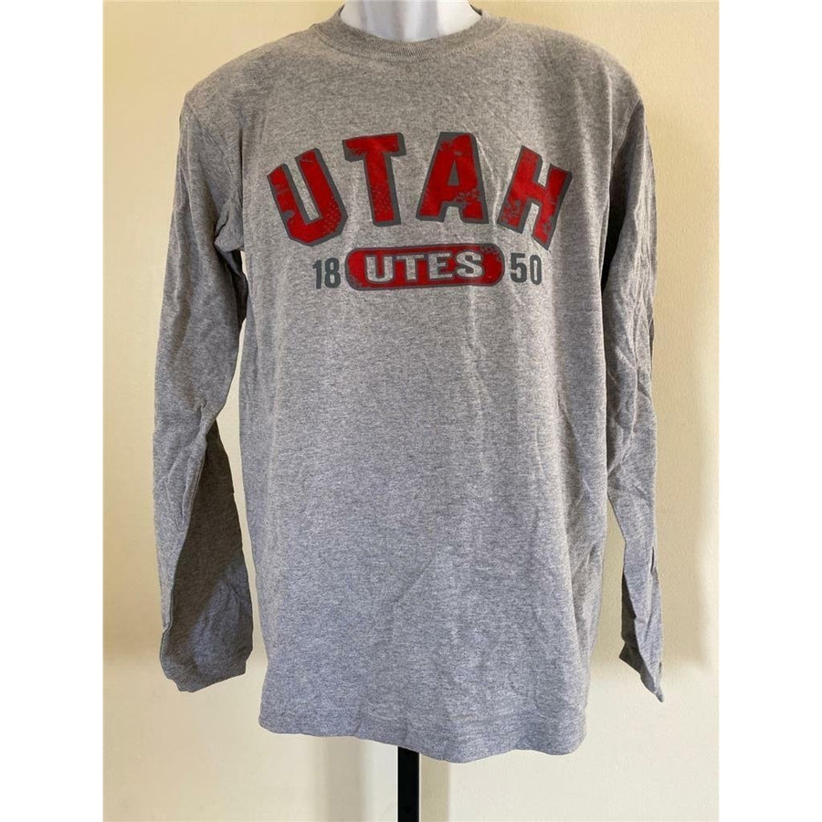 Utah Utes Mens Size S Small Gray Shirt Image 1