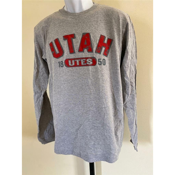 Utah Utes Mens Size S Small Gray Shirt Image 2