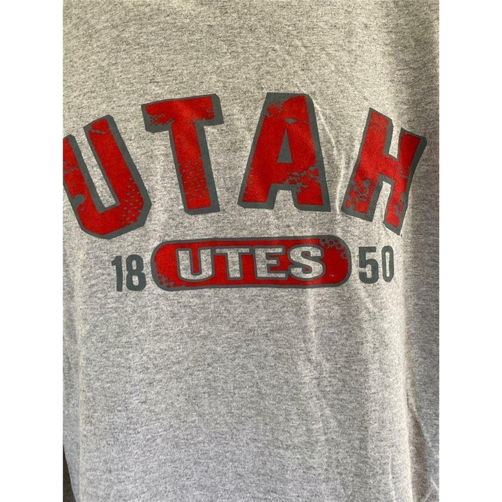 Utah Utes Mens Size S Small Gray Shirt Image 3