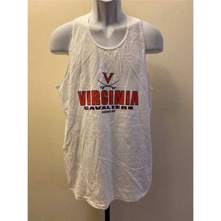 Virginia Cavaliers Mens Size L Large White Shirt Image 1