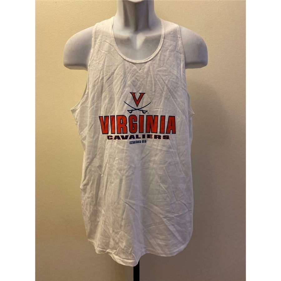 Virginia Cavaliers Mens Size L Large White Shirt Image 1