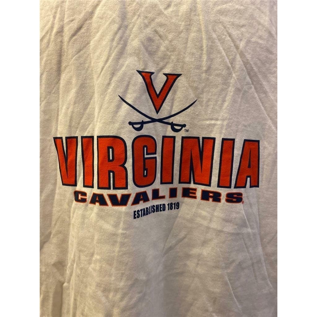 Virginia Cavaliers Mens Size L Large White Shirt Image 2