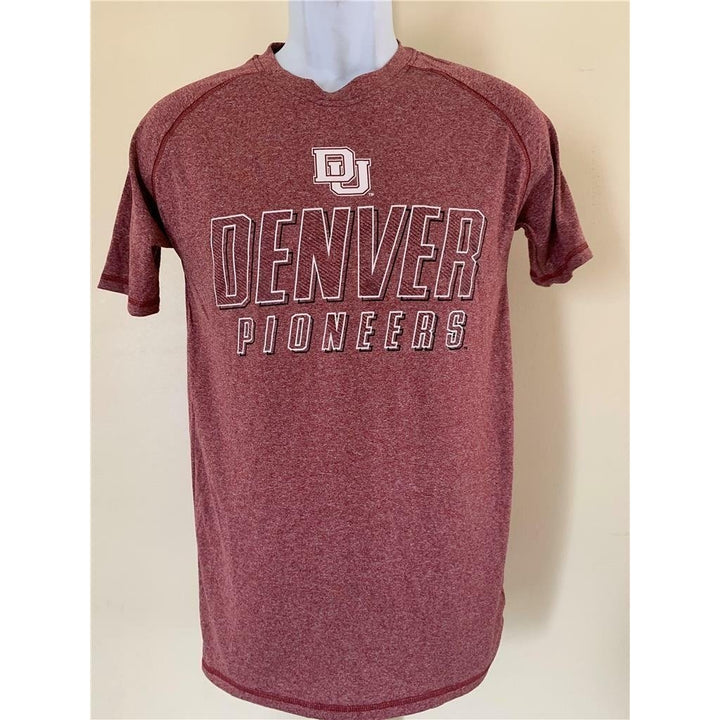 Denver Pioneers Mens Size S Small Maroon Rivalry Threads Athletic Shirt Image 1