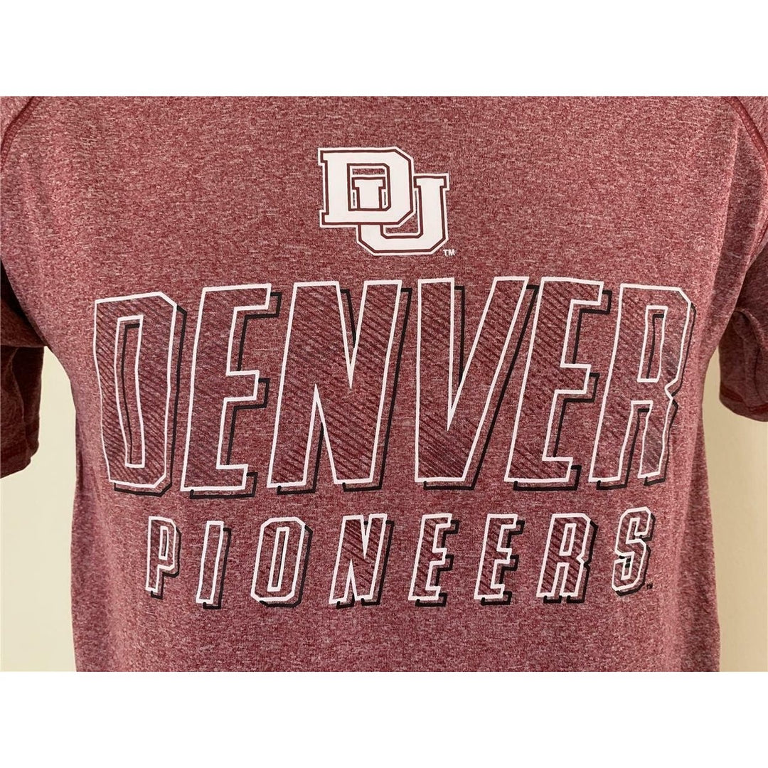 Denver Pioneers Mens Size S Small Maroon Rivalry Threads Athletic Shirt Image 2